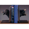 Bear & Bull Heads Bookends Trophy - 2 Piece Set (9"x8")